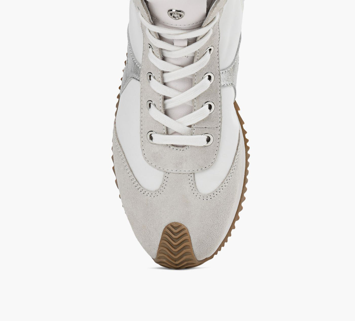 WISHBONE PARISHIGHTOPSNEAKER in WHITE view 1c