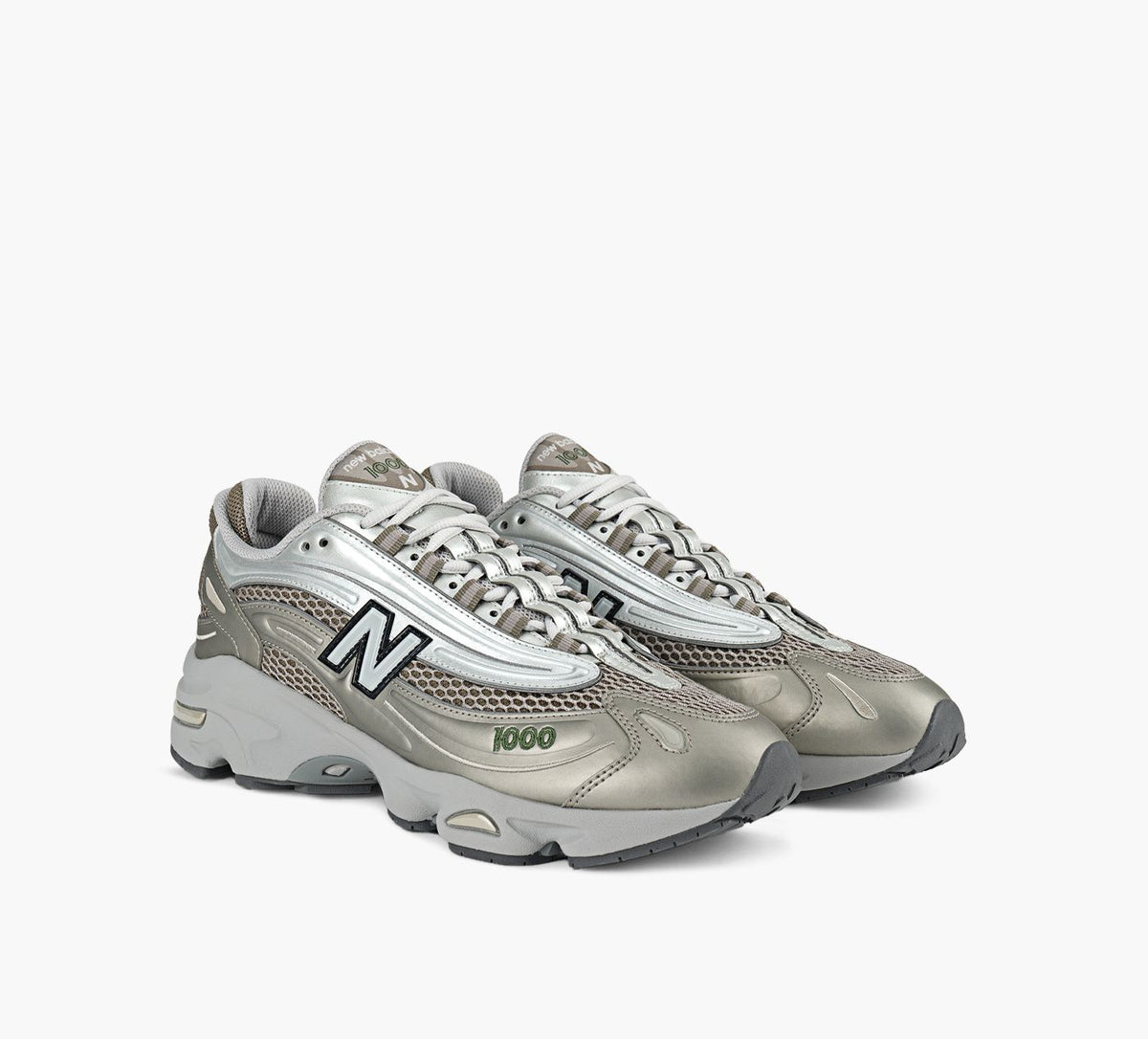 NEW BALANCE 1000 en ARGENT vue 2