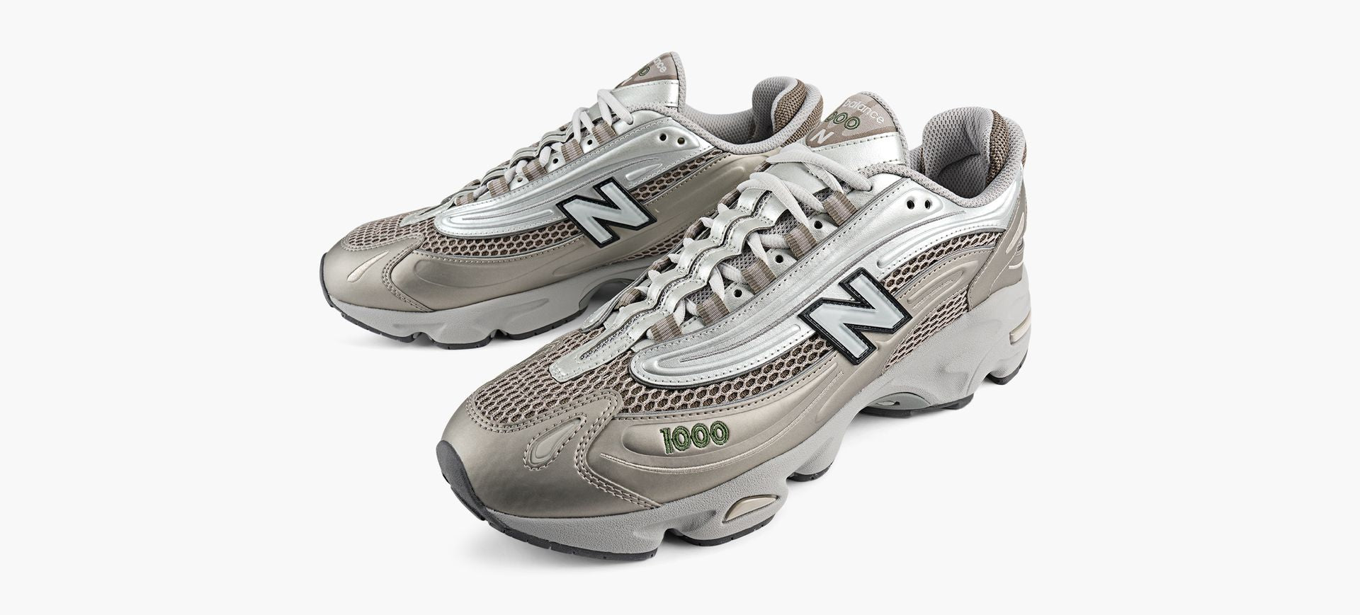 NEW BALANCE 1000 in SILVER view 4
