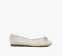 WISHBONE ZARIALACEFLAT in BEIGE