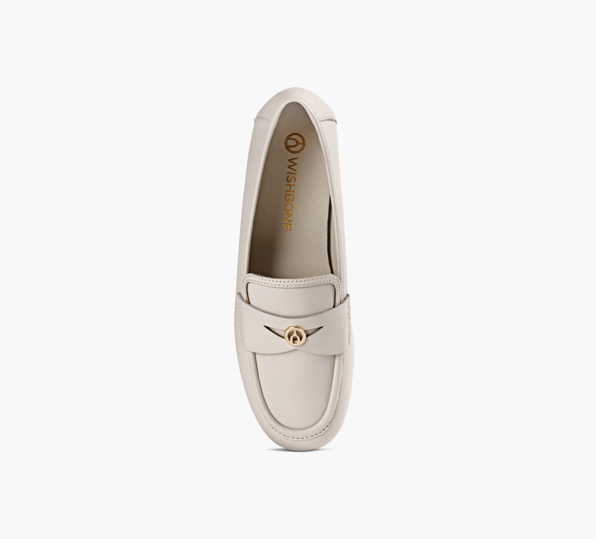 WISHBONE GWENLOAFER in BEIGE view 1c