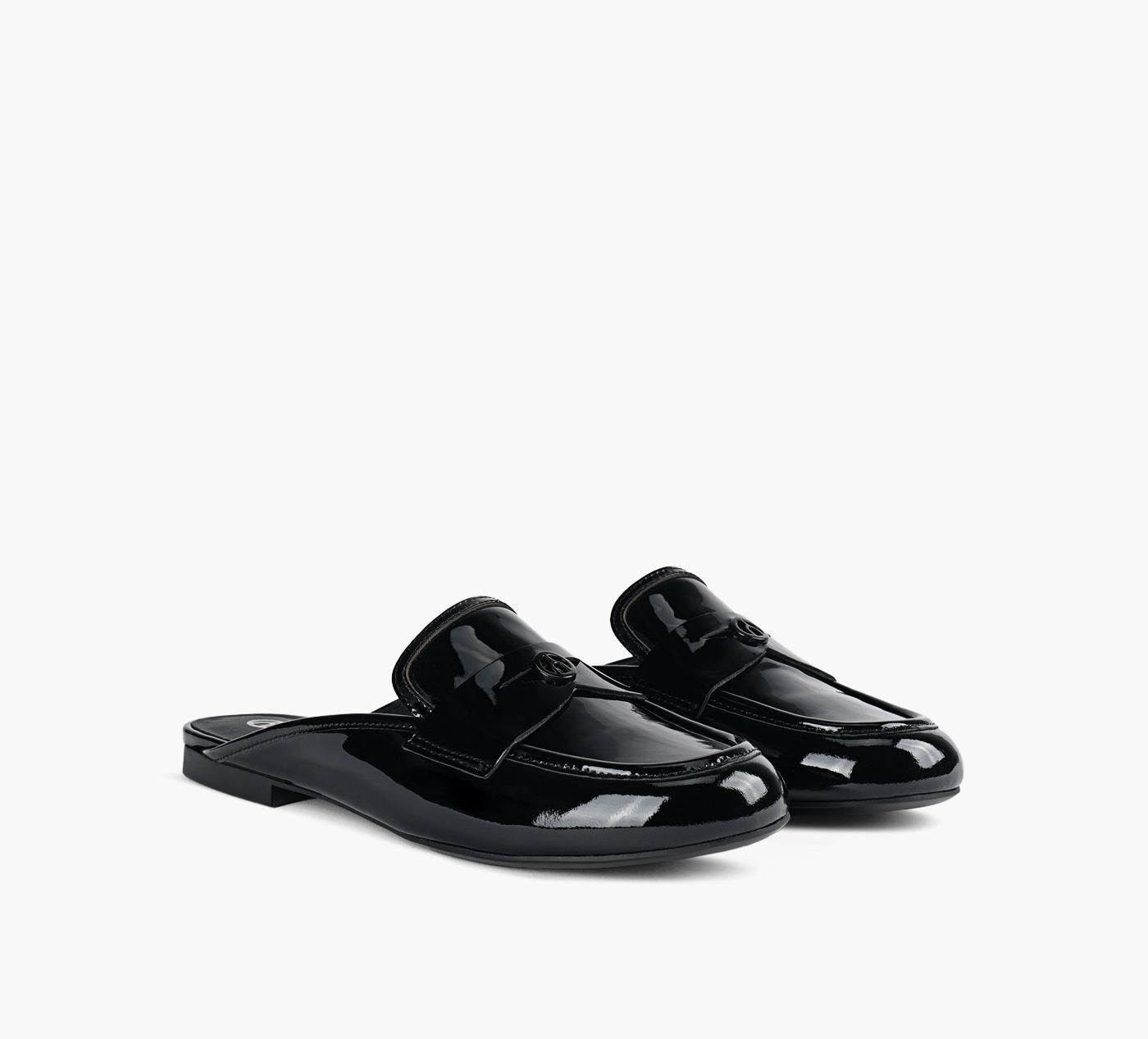 WISHBONE GWENLOAFERMULE in BLACK view 2