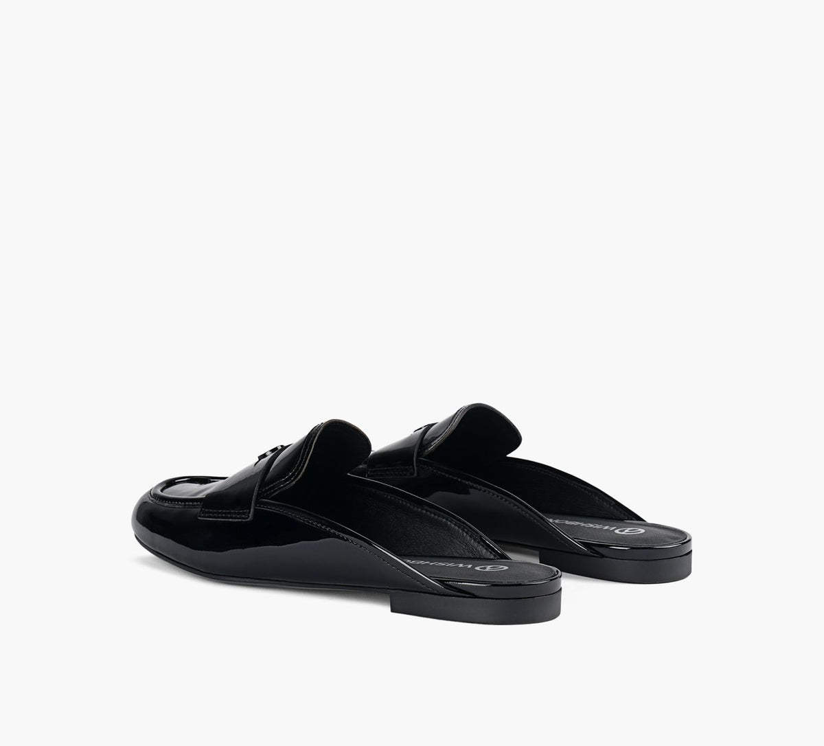 WISHBONE GWENLOAFERMULE in BLACK view 3