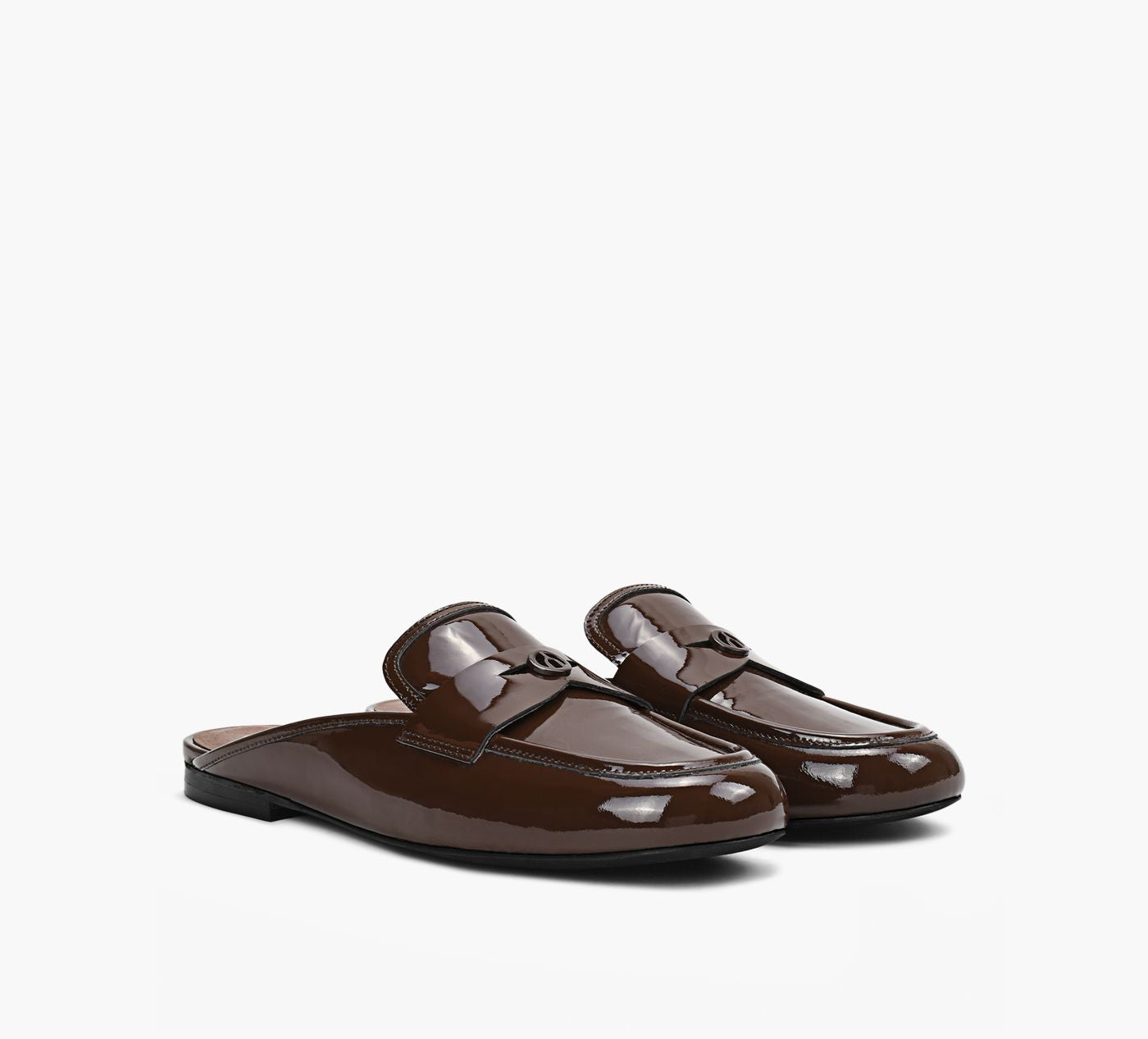 WISHBONE GWENLOAFERMULE in BROWN view 2