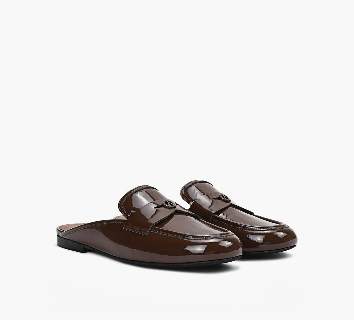 WISHBONE GWENLOAFERMULE in BROWN view 2