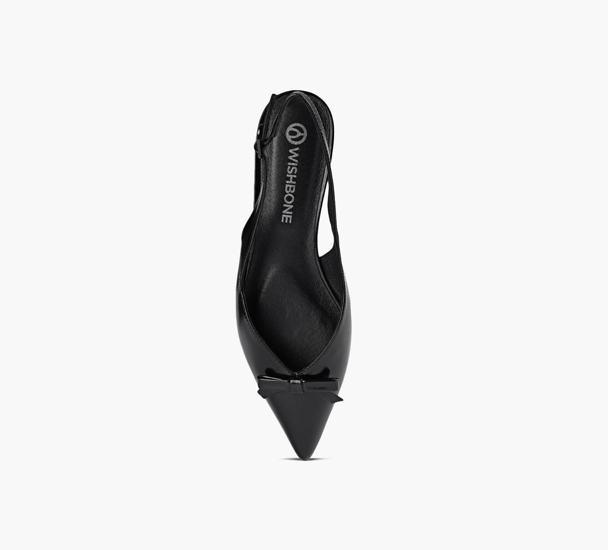 WISHBONE VIOLA en NOIR vue 1c