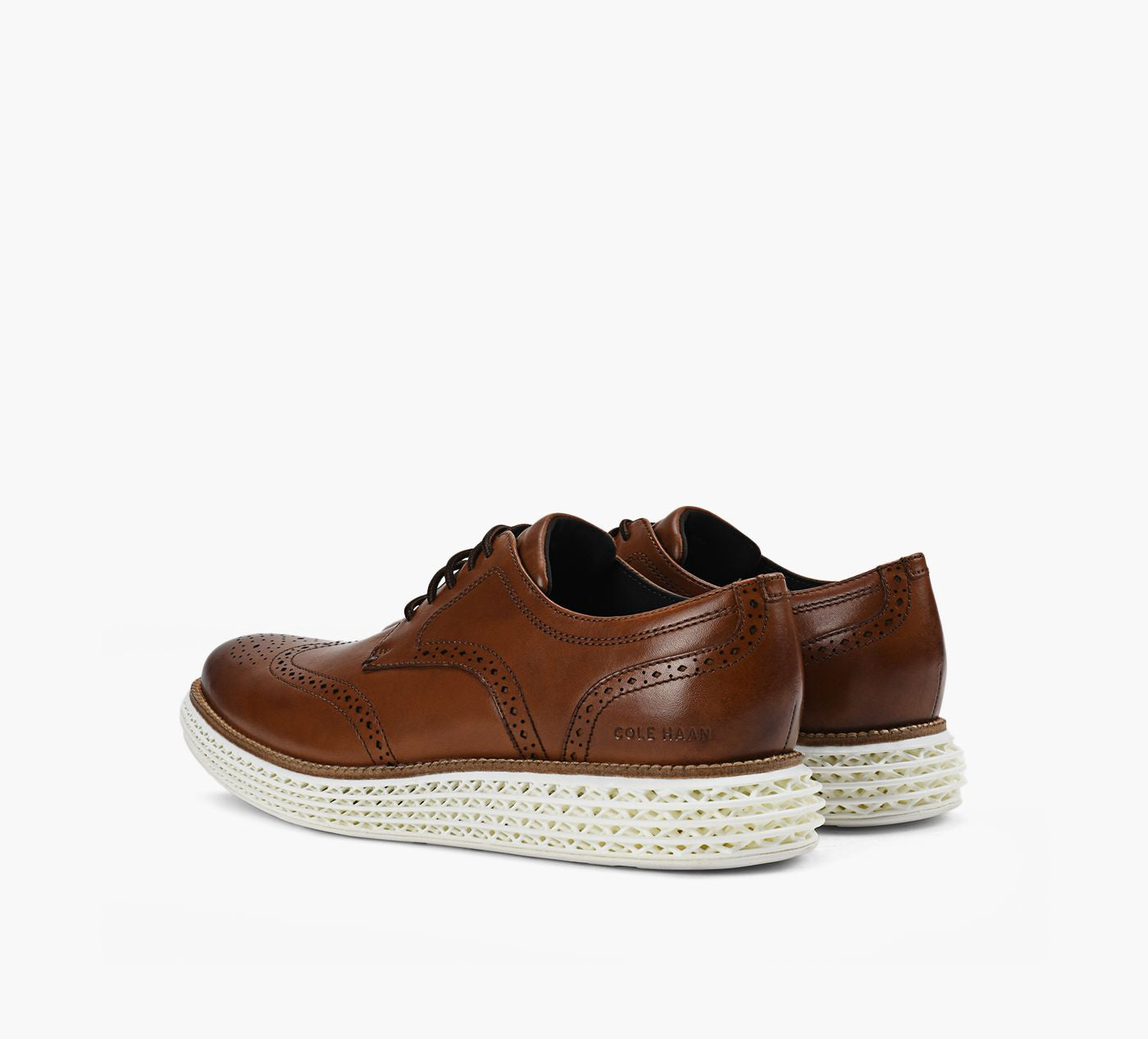 COLE HAAN WINGTIPOXFORD in TAN view 3