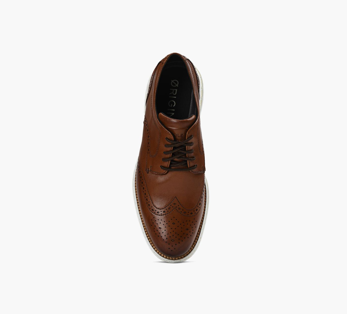 COLE HAAN WINGTIPOXFORD in TAN view 1c