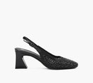 WISHBONE DEMIMESHSLINGBACK in BLACK