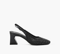WISHBONE DEMIMESHSLINGBACK in BLACK