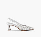 WISHBONE TALIAWOVENSLINGBACK in WHITE