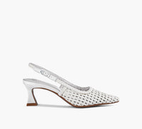 WISHBONE TALIAWOVENSLINGBACK in WHITE