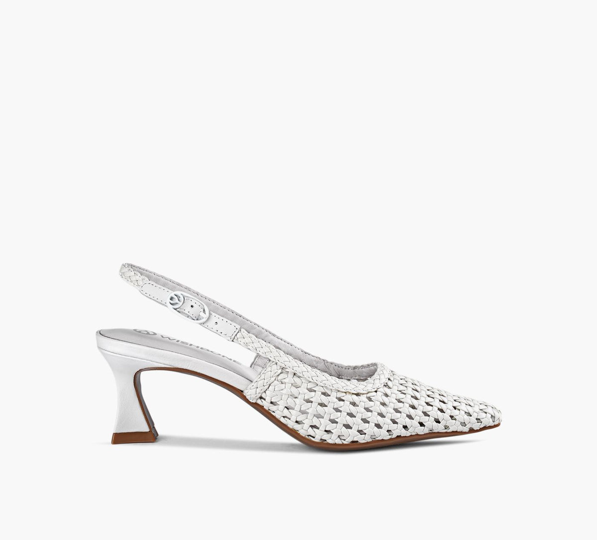 WISHBONE TALIAWOVENSLINGBACK in WHITE