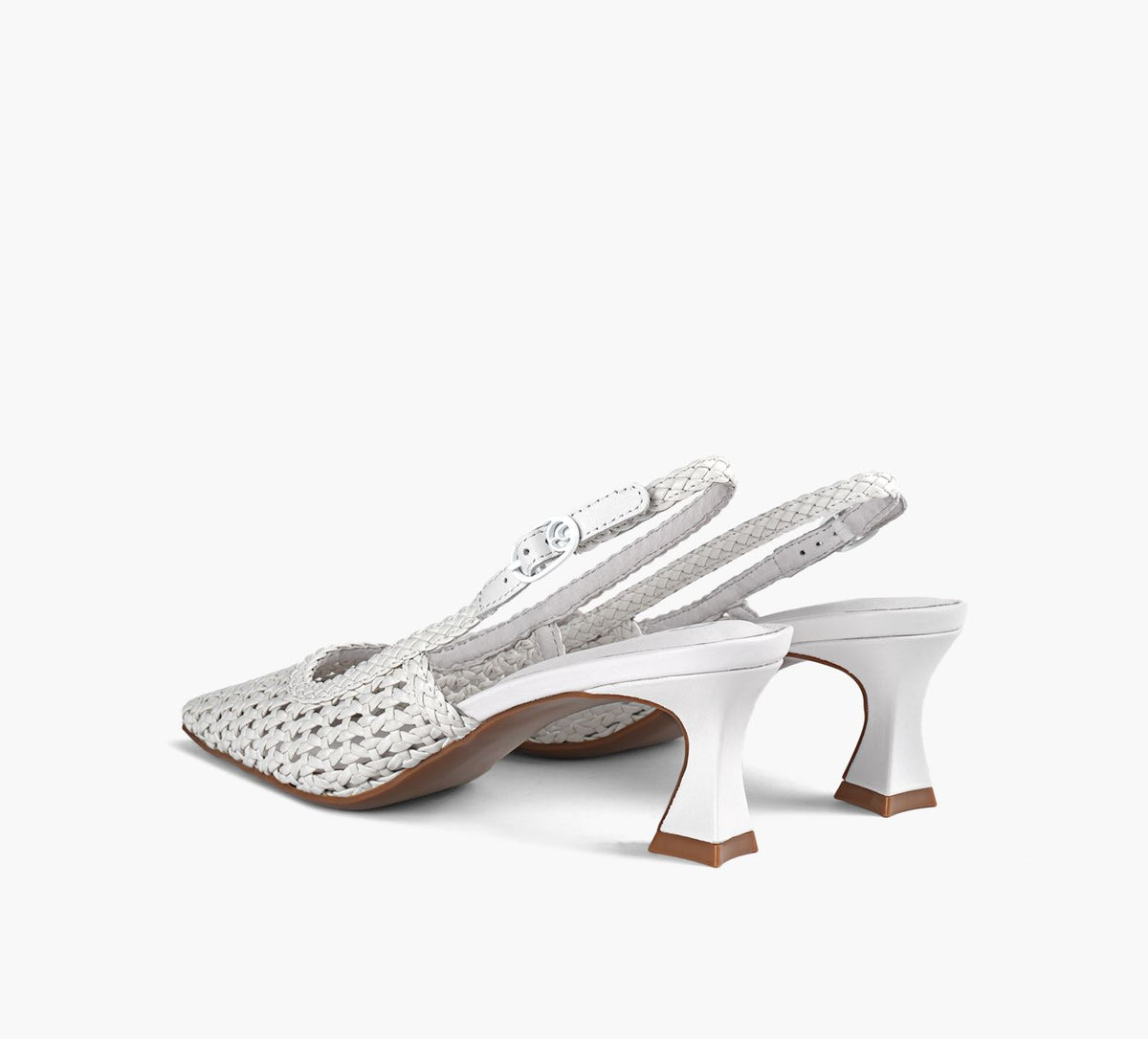 WISHBONE TALIAWOVENSLINGBACK in WHITE view 3