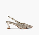 WISHBONE TALIAWOVENSLINGBACK in GOLD