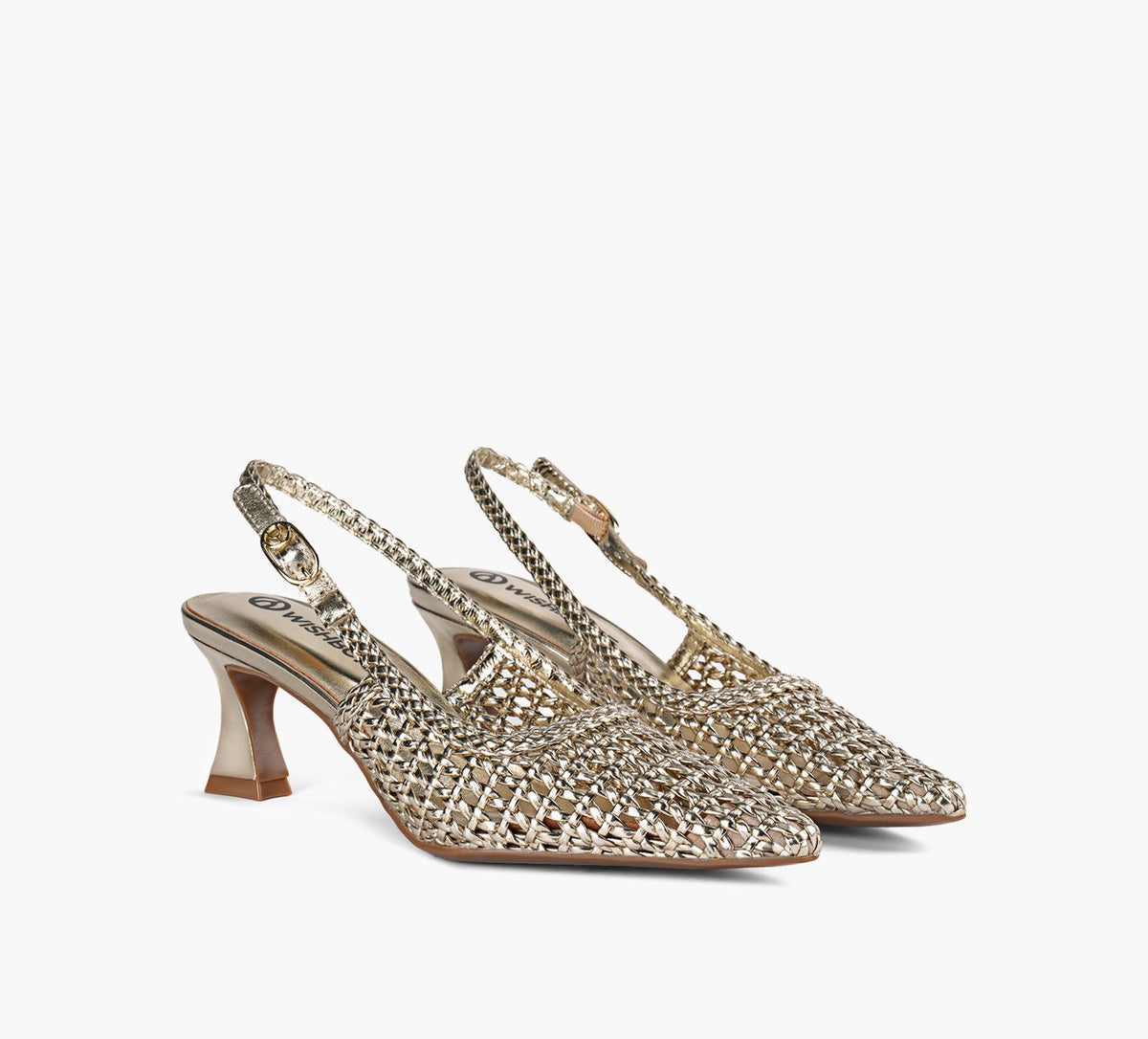 WISHBONE TALIAWOVENSLINGBACK in GOLD view 2