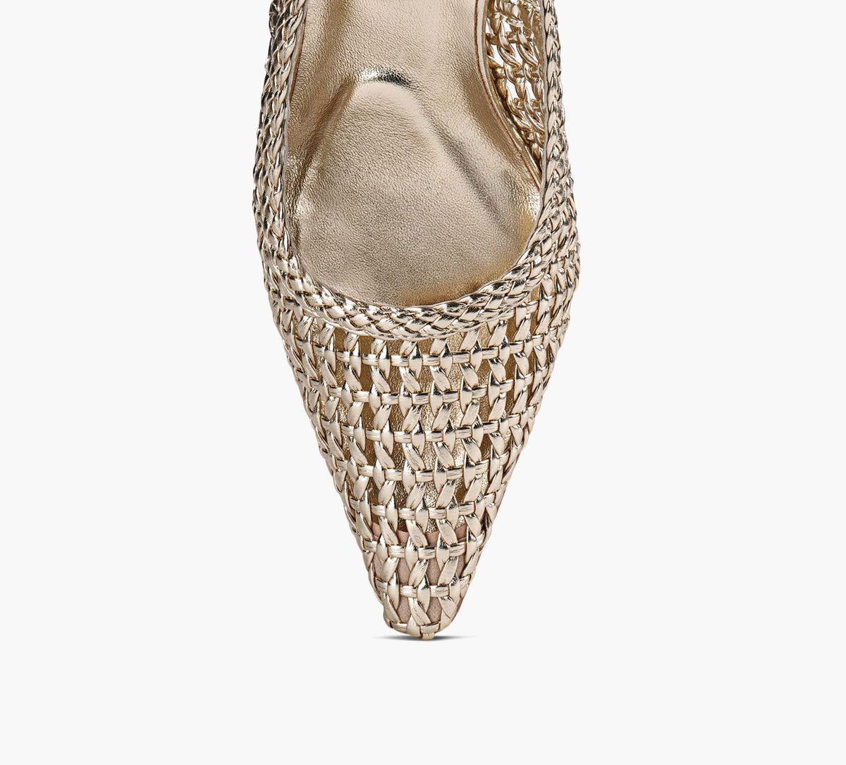 WISHBONE TALIAWOVENSLINGBACK in GOLD view 1c