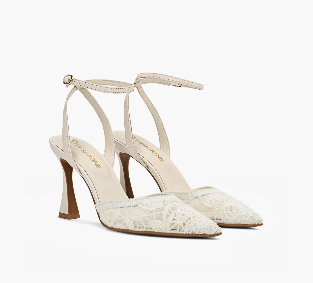 WISHBONE SHILOHLACEHEEL in BEIGE view 2