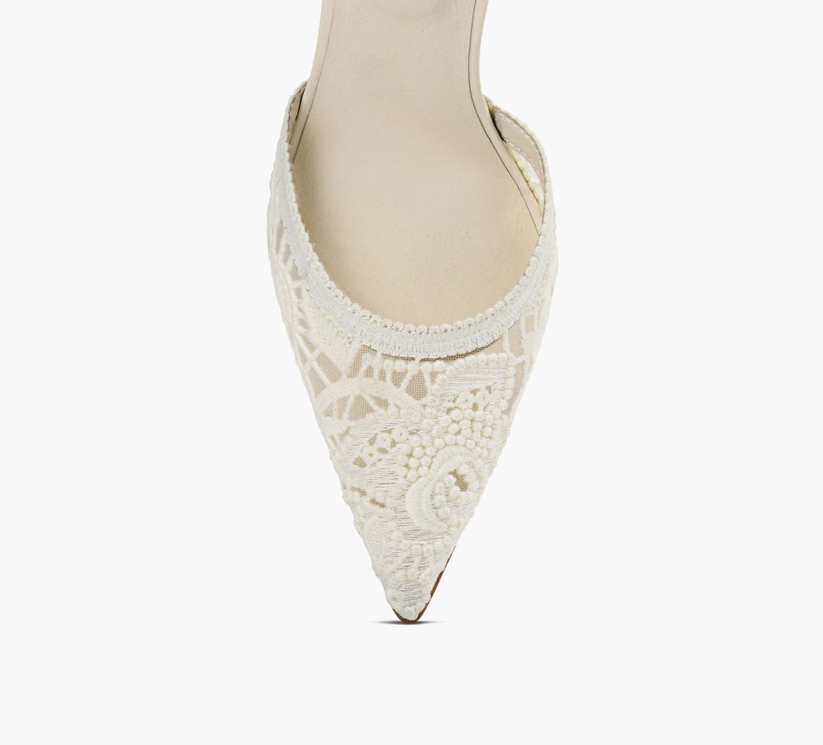 WISHBONE SHILOHLACEHEEL in BEIGE view 1c