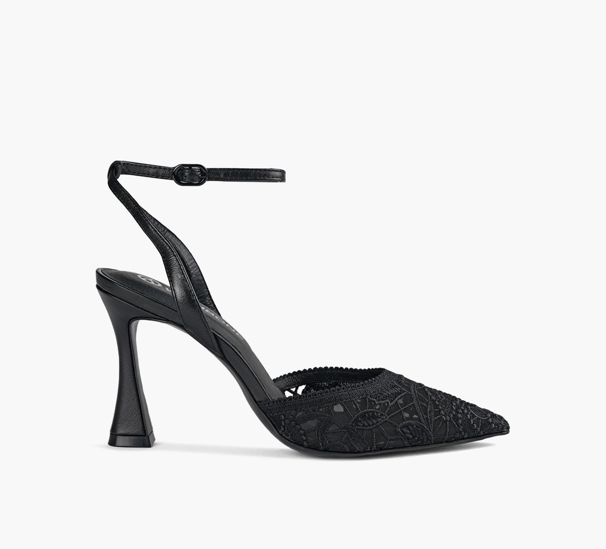 WISHBONE SHILOHLACEHEEL in BLACK