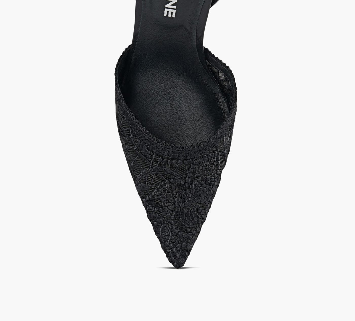 WISHBONE SHILOHLACEHEEL in BLACK view 1c