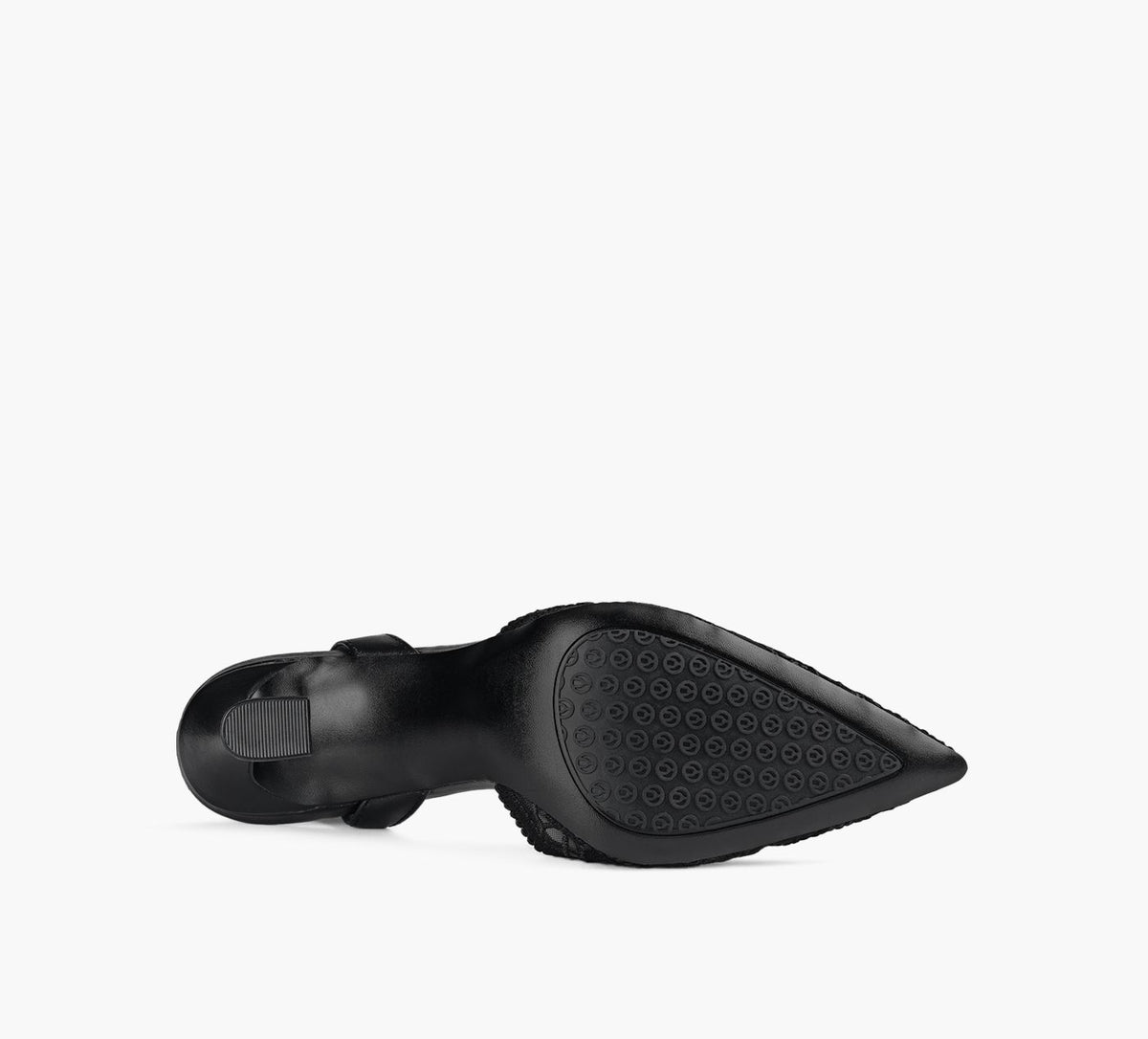 WISHBONE SHILOHLACEHEEL in BLACK view 6