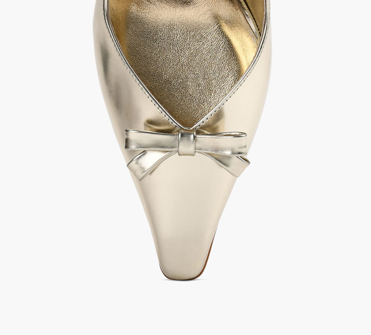 WISHBONE NINASLINGBACKHEEL in GOLD view 1c