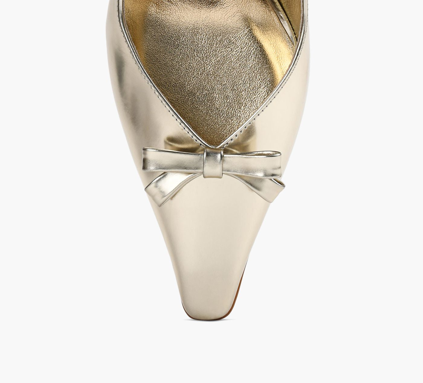 WISHBONE NINASLINGBACKHEEL in GOLD view 1c