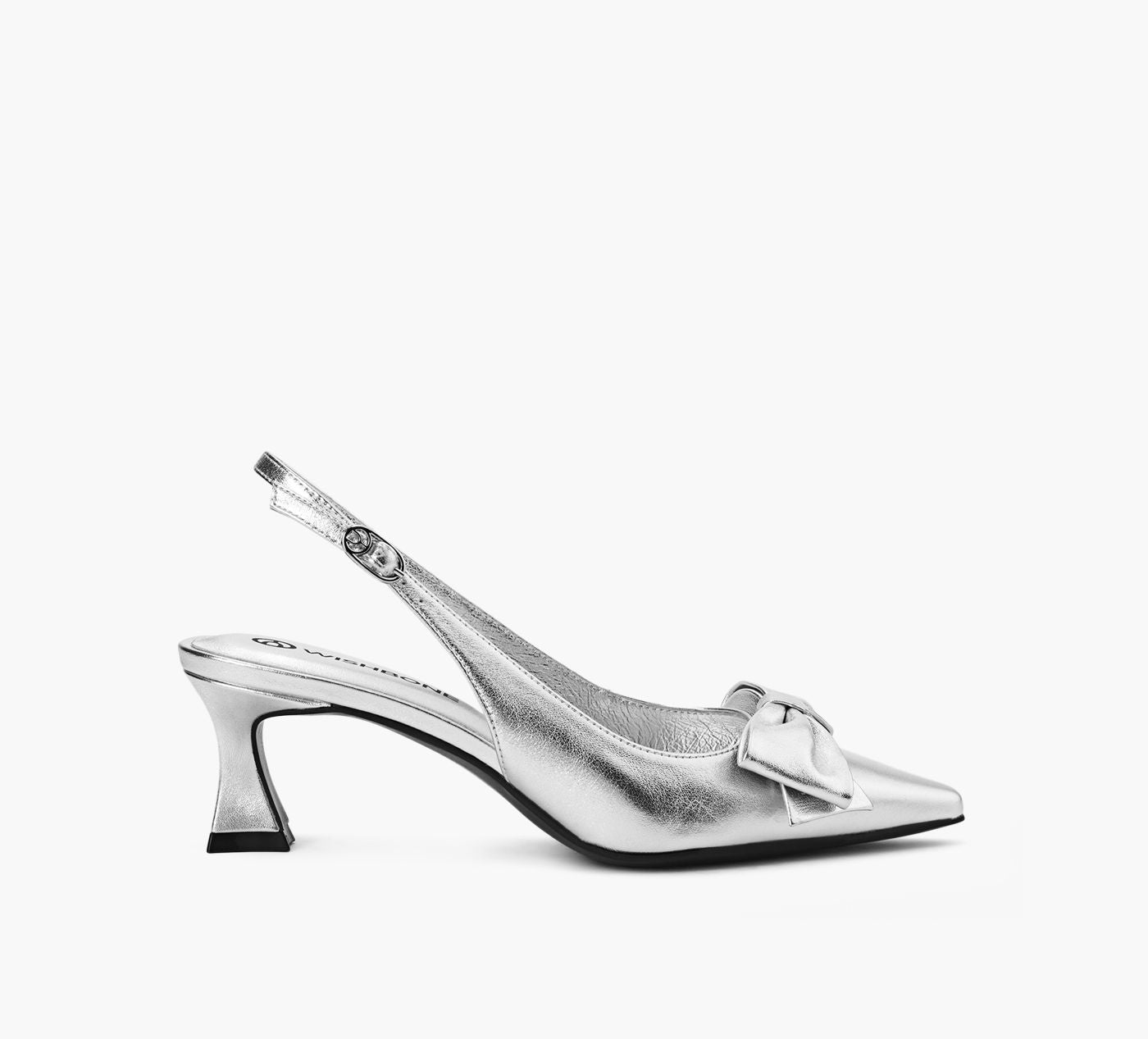 WISHBONE TINASLINGBACKHEEL in SILVER