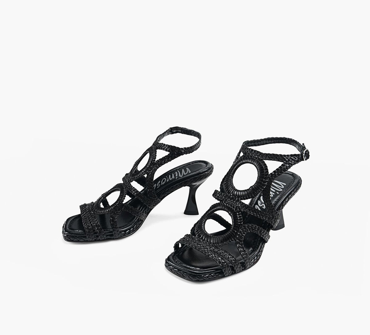 MIMOSA ZINNIASANDAL in BLACK view 4