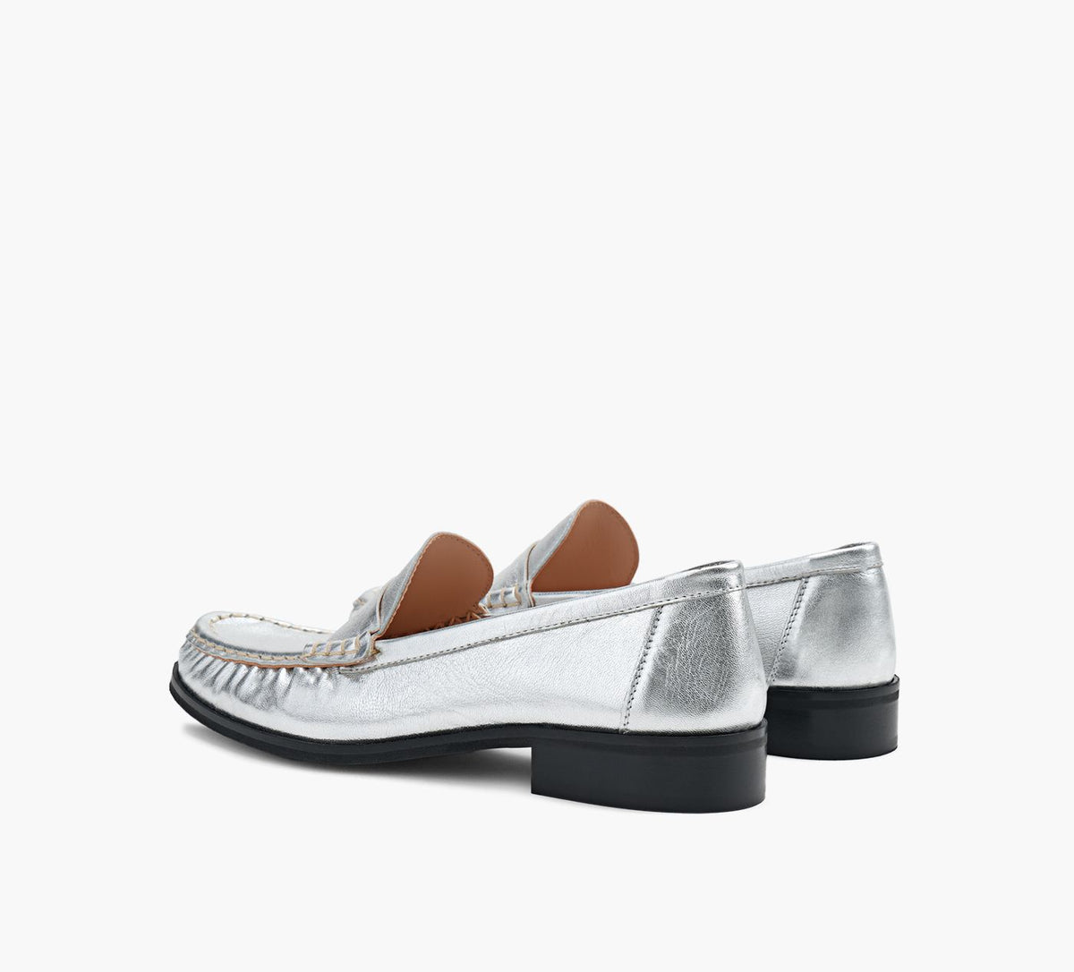 BROWNS COUTURE MALLOWLOAFER in SILVER view 3