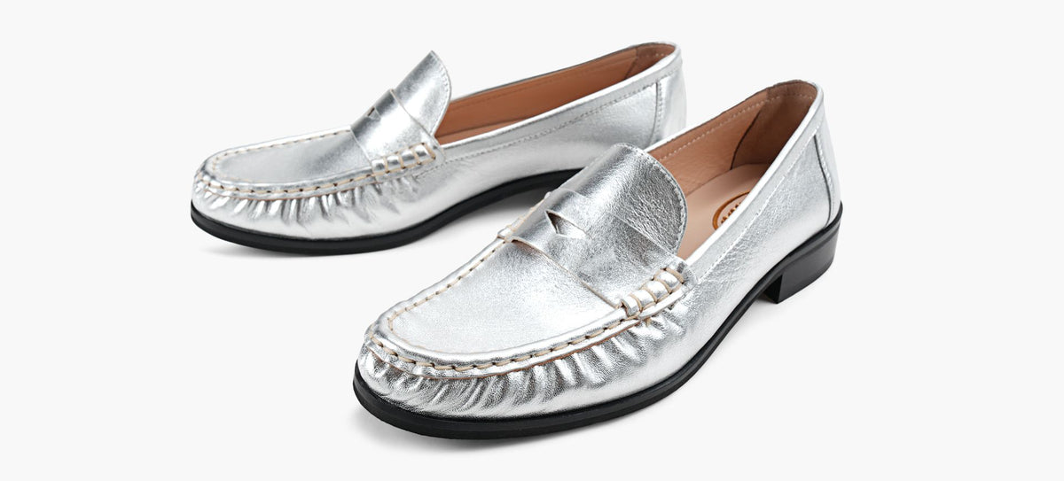 BROWNS COUTURE MALLOWLOAFER in SILVER view 4