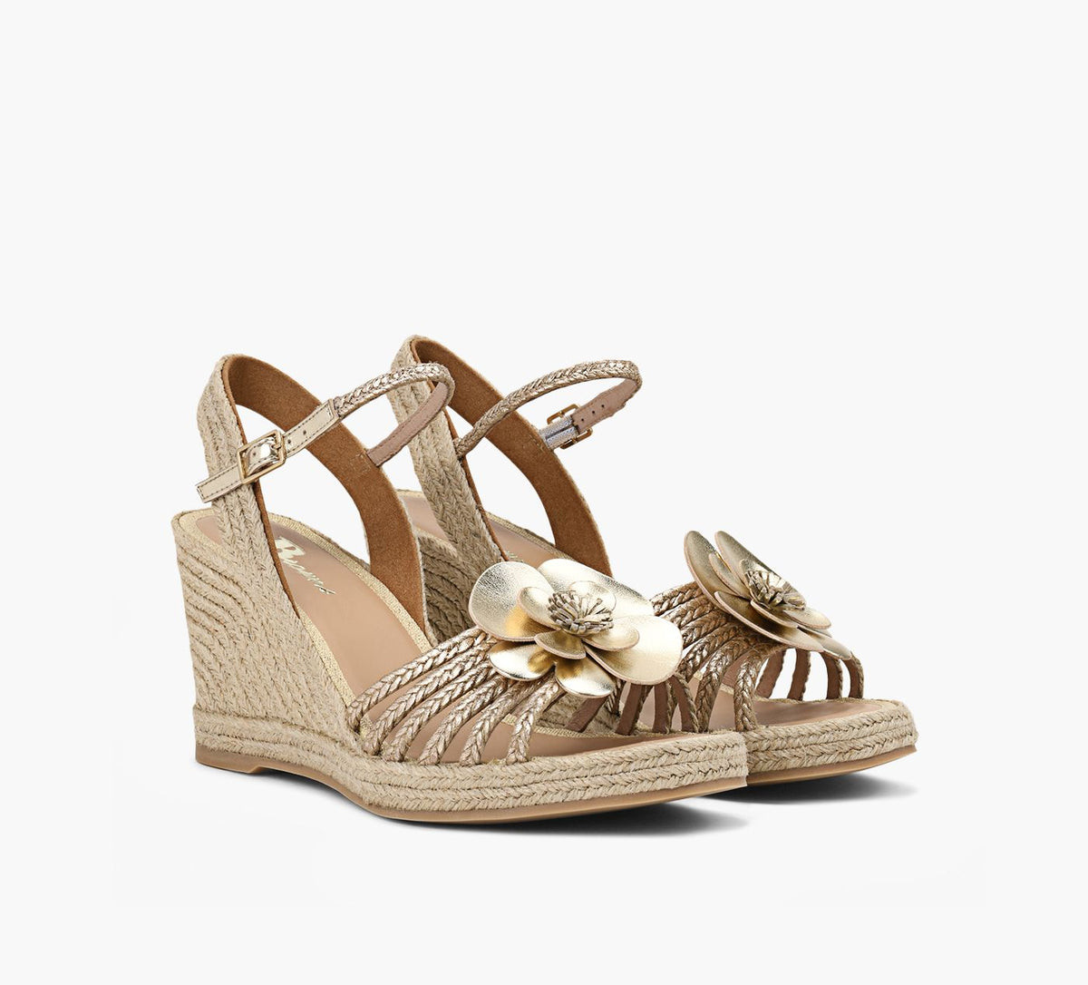 BROWNS HAVENWEDGESANDAL in GOLD view 2