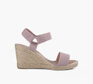 BROWNS HUDSONWEDGESANDAL in LIGHT PINK