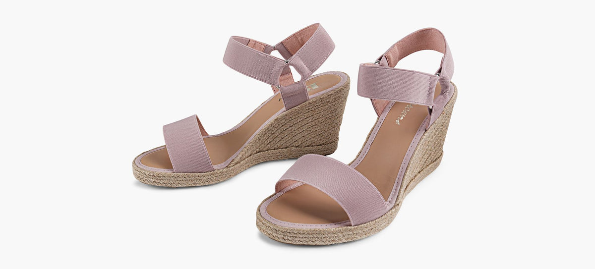 BROWNS HUDSONWEDGESANDAL in LIGHT PINK view 4