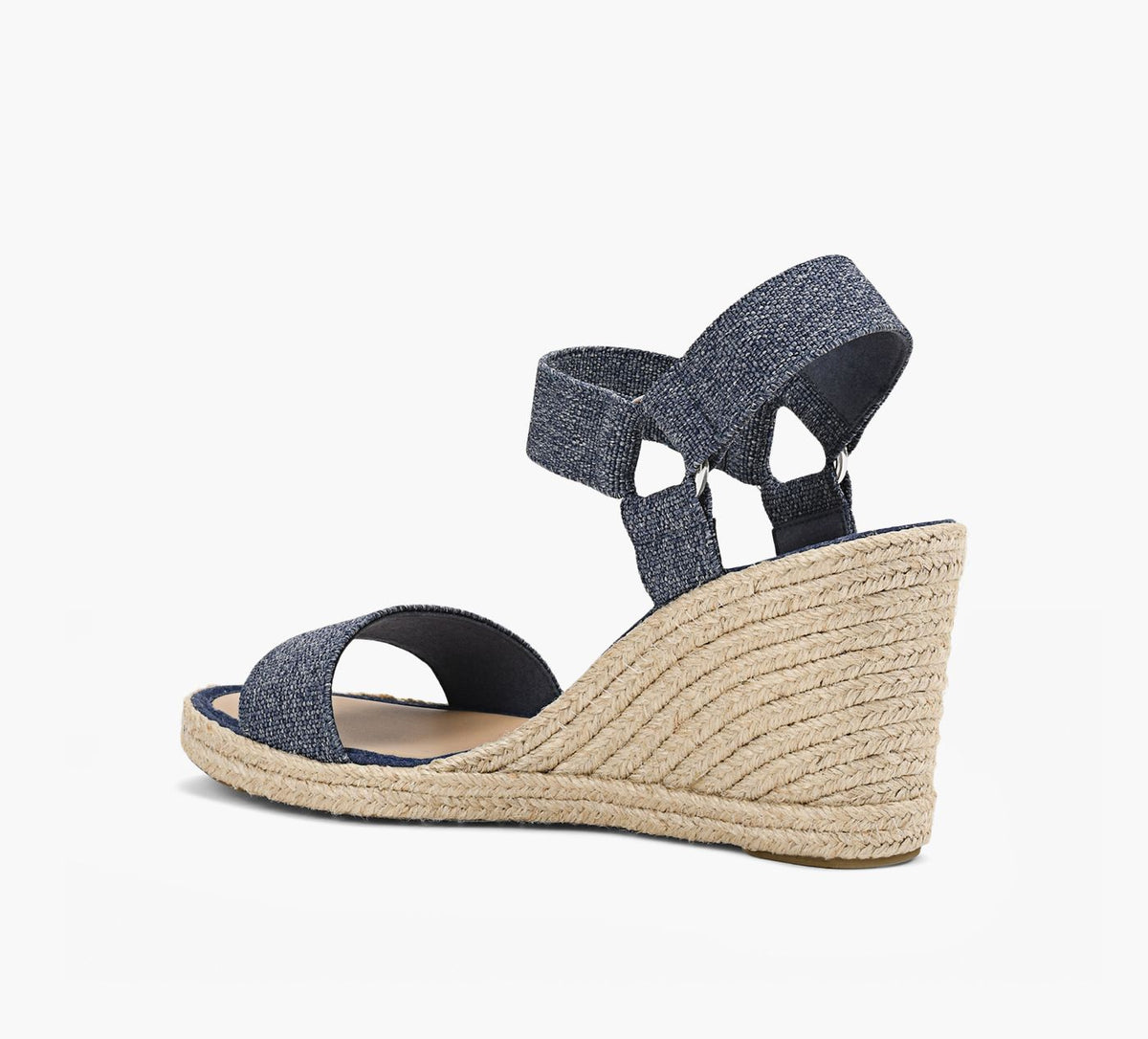 BROWNS HUDSONWEDGESANDAL in BLUE view 3