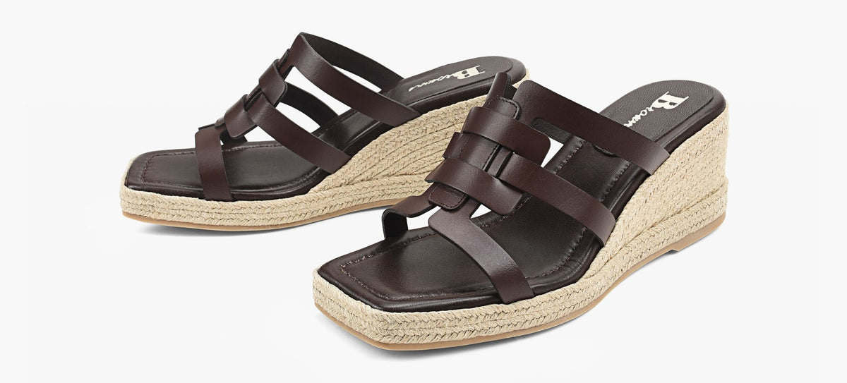 BROWNS MADDIEWEDGESANDAL in BROWN view 4