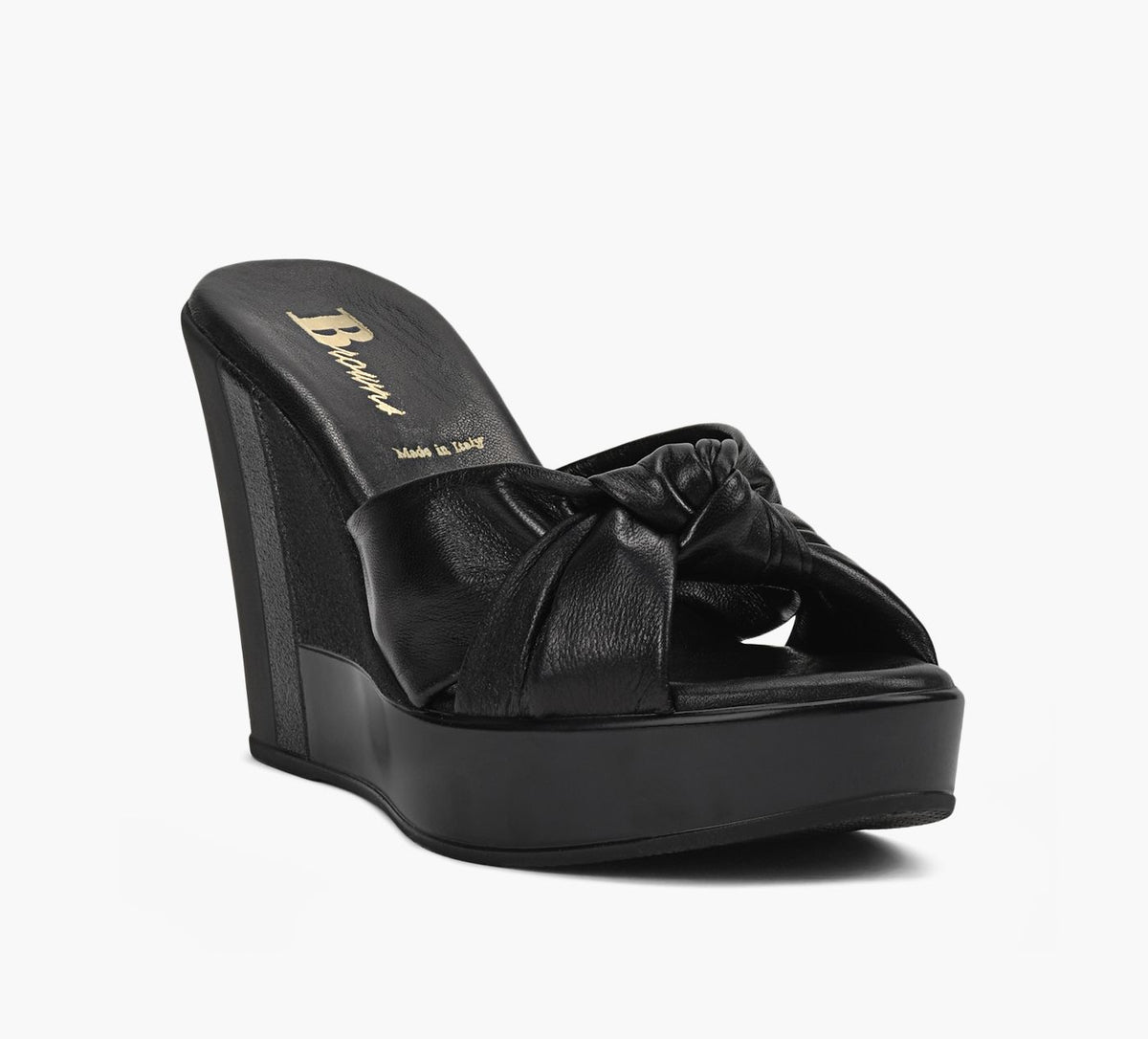 BROWNS WILDERWEDGESANDAL in BLACK view 2