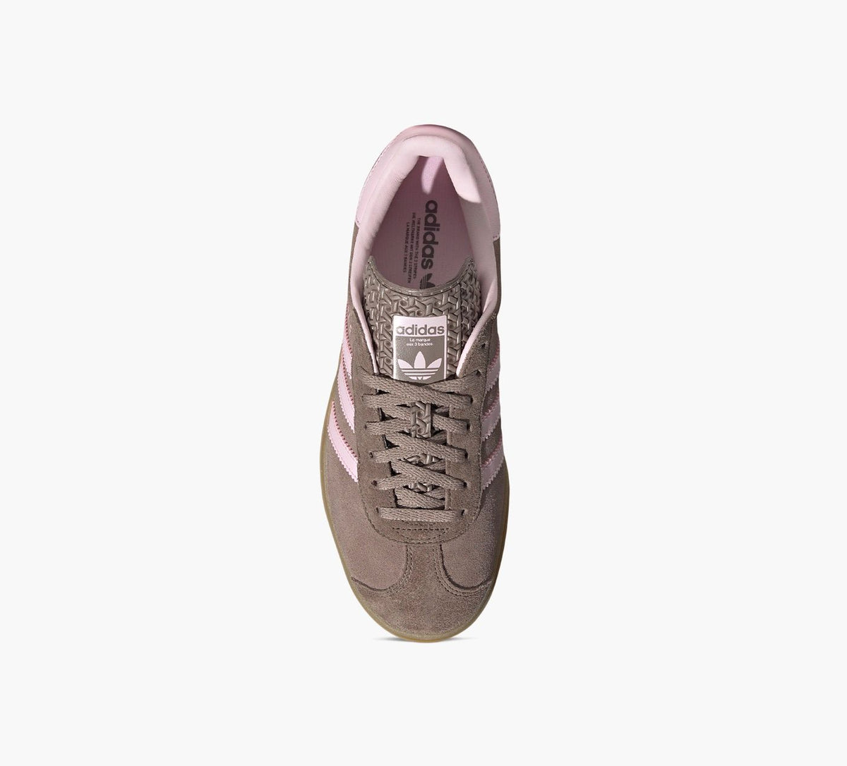 ADIDAS BASKETGAZELLEBOLD en BRUN vue 1c