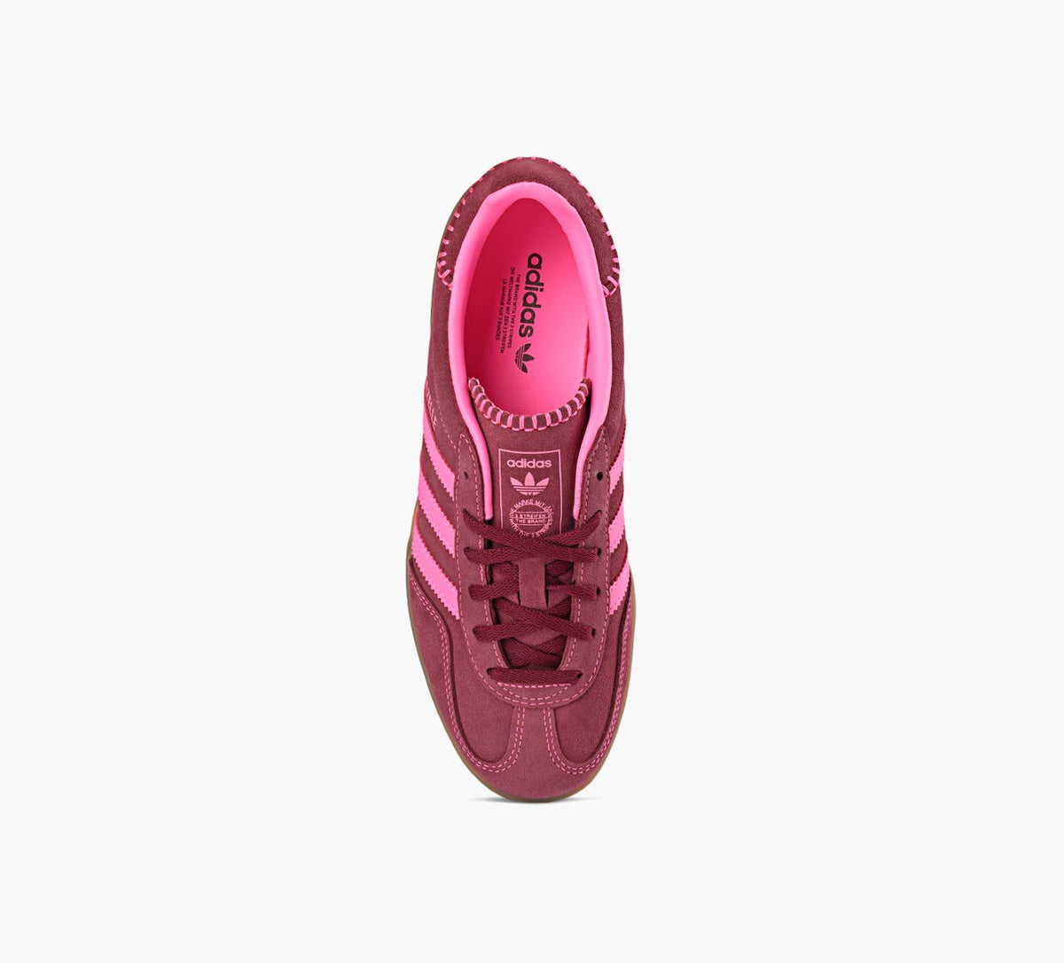 ADIDAS BASKETGAZELLEINDOOR en VIOLET vue 1c