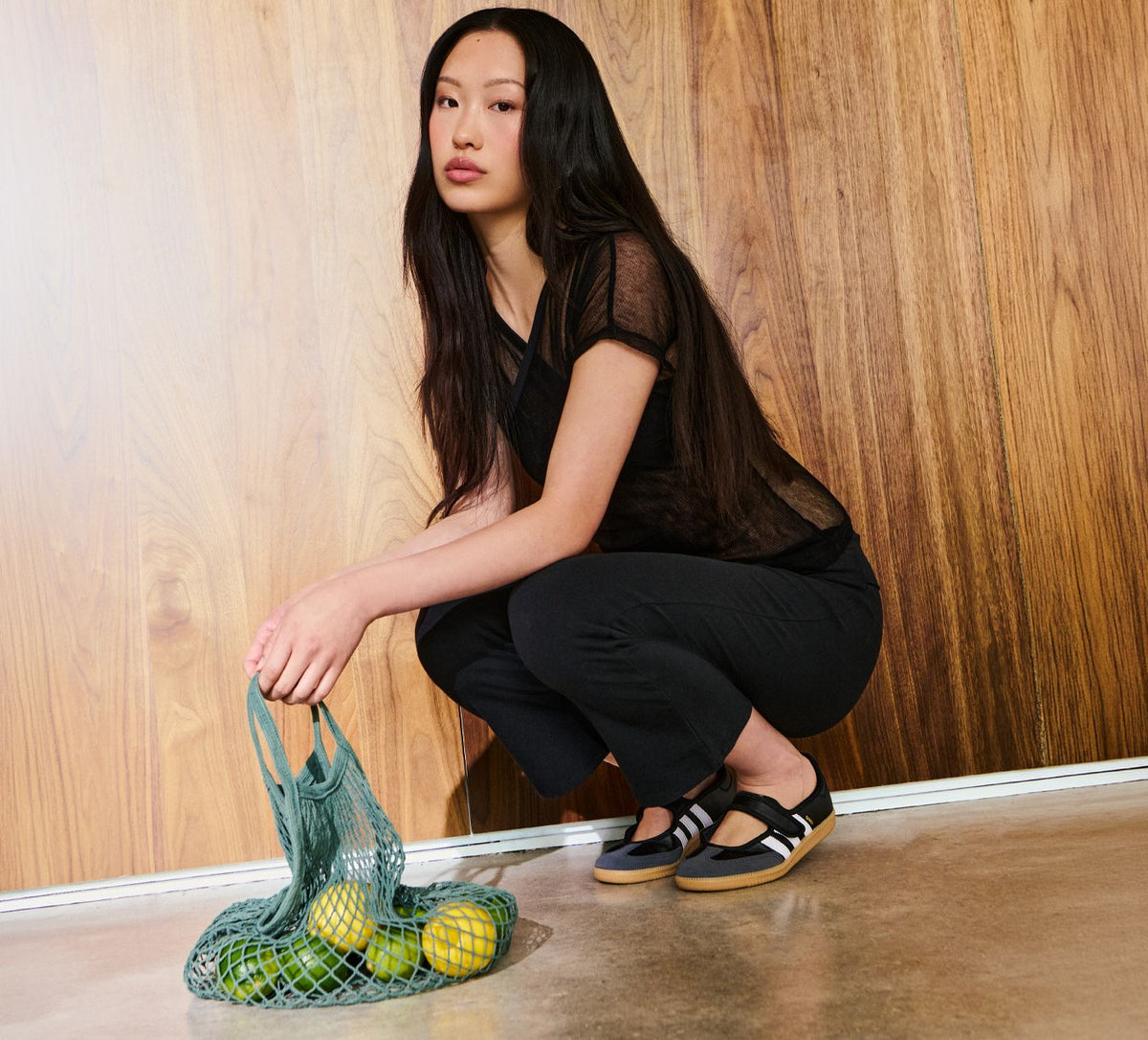 ADIDAS SAMBAJANE in BLACK view 1a