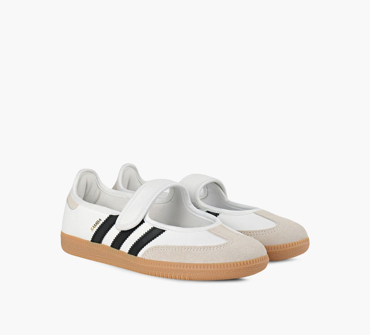 ADIDAS SAMBAJANE en BLANC vue 2