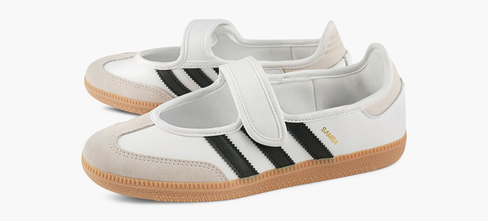 ADIDAS SAMBAJANE en BLANC vue 4