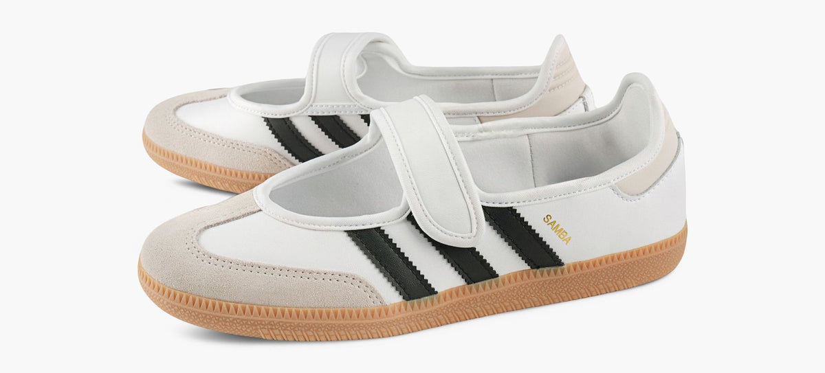 ADIDAS SAMBAJANE en BLANC vue 4