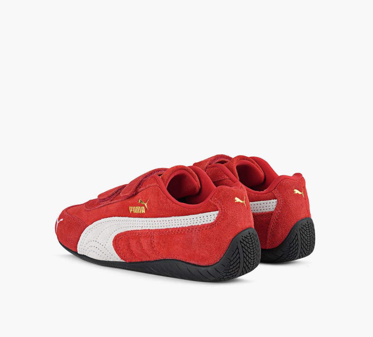 PUMA BASKETSSPEEDCATOG en ROUGE vue 3