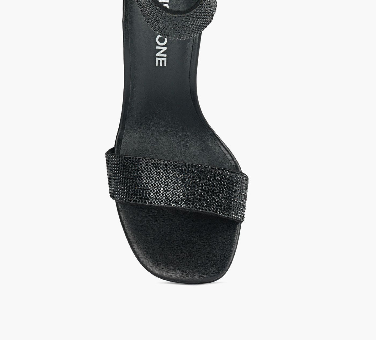 WISHBONE GIACRYSTALHEEL in BLACK view 1c