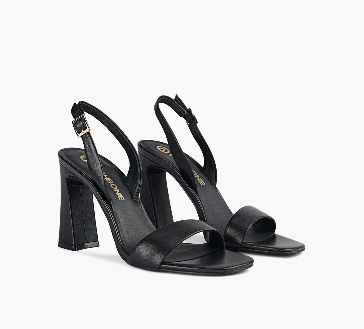 WISHBONE GRACEHEEL in BLACK view 2