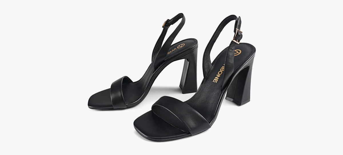 WISHBONE GRACEHEEL in BLACK view 4
