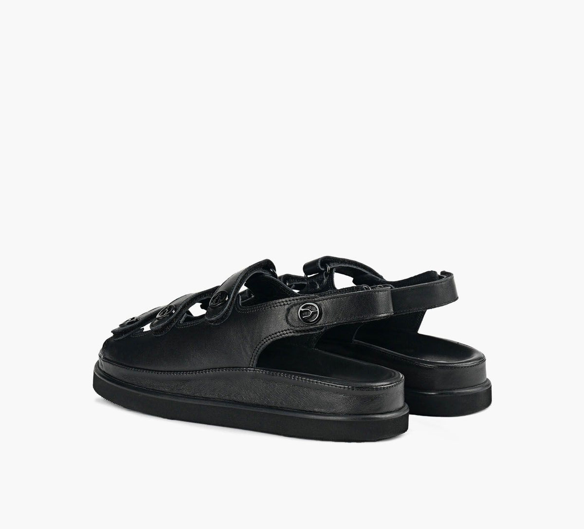 WISHBONE MONICASANDAL in BLACK view 3