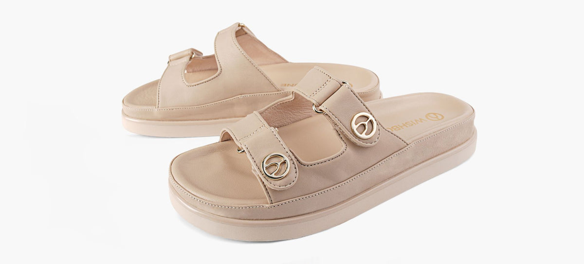 WISHBONE MEGANSANDAL in BEIGE view 4